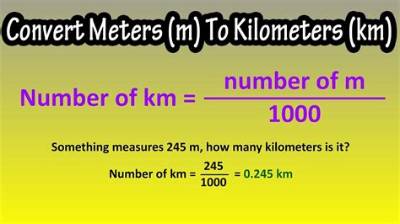 1000 M to Km (Convert 1000 Meters to Kilometers)
