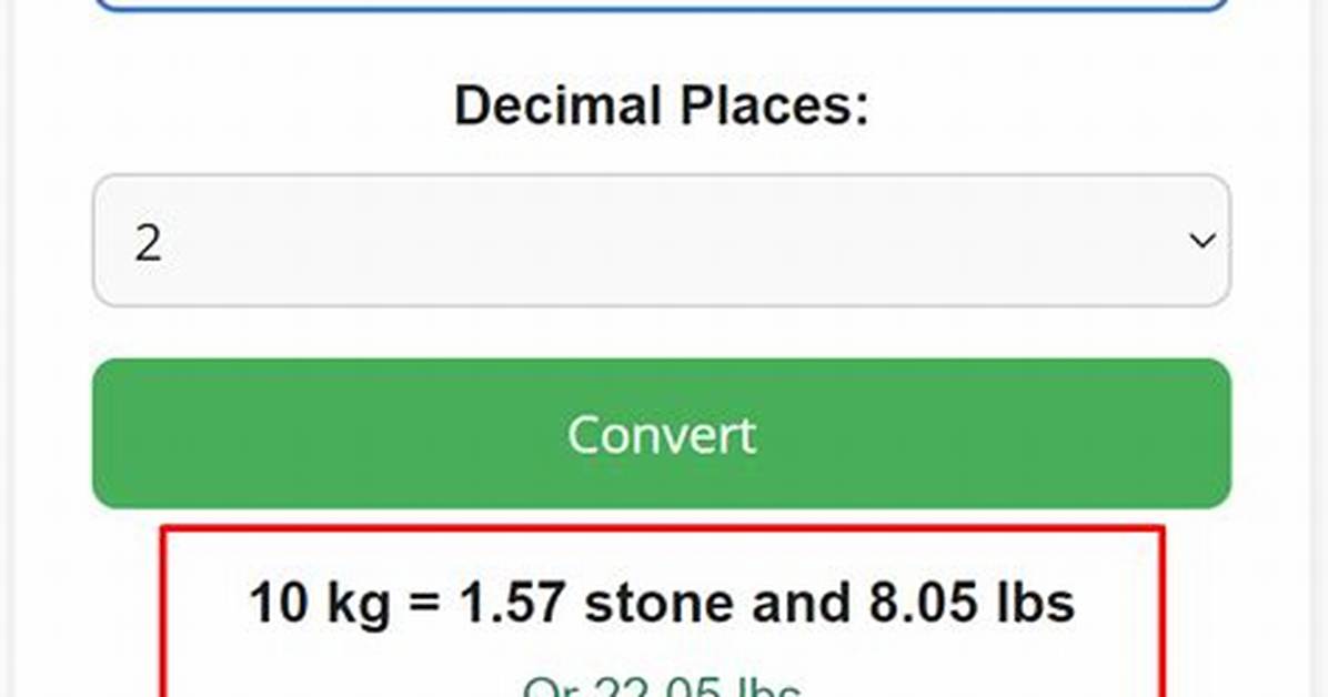 109.7 Kg in Stone (109.7 Kilograms in Stone)