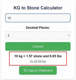 109.7 Kg in Stone (109.7 Kilograms in Stone)