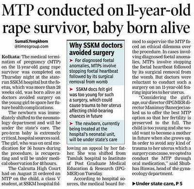11-Year-Old Rape Survivor Delivers Baby
