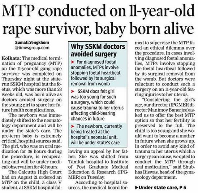 11-Year-Old Rape Survivor Delivers Baby