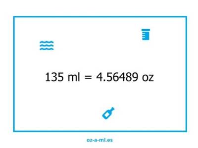 135 Ml to Oz