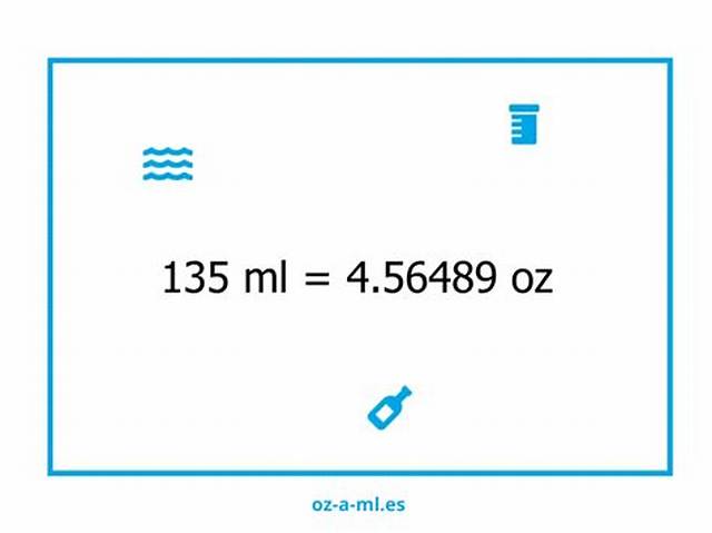 135 Ml to Oz