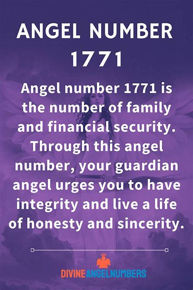 1771 Angel Number – Meaning and Symbolism