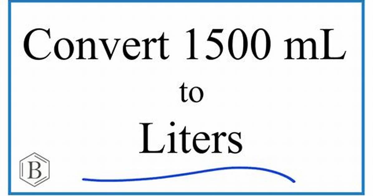 1825 Ml to L (Convert 1825 Megaliters to Liters)