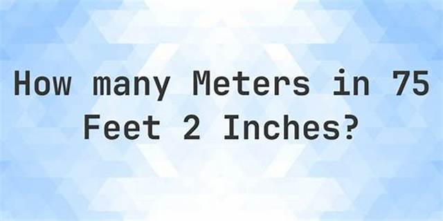 2.75 Feet to Meters (2.75 Ft to M)