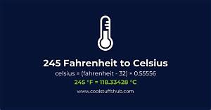 245 C to F (245 Celsius to Fahrenheit)