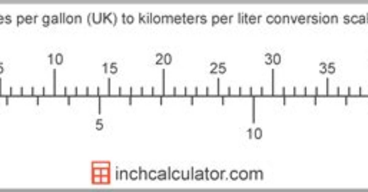 5.1 Liters per 100Km to Mpg (5.1 L/100 Km to Mpg)