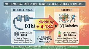 570 kJ to Calories (570 Kilojoules to Kilocalories)