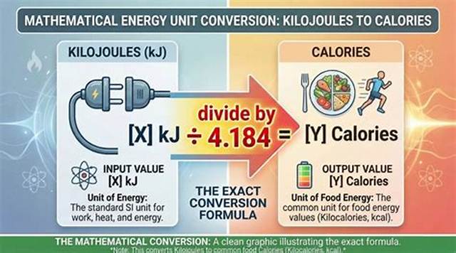 570 kJ to Calories (570 Kilojoules to Kilocalories)