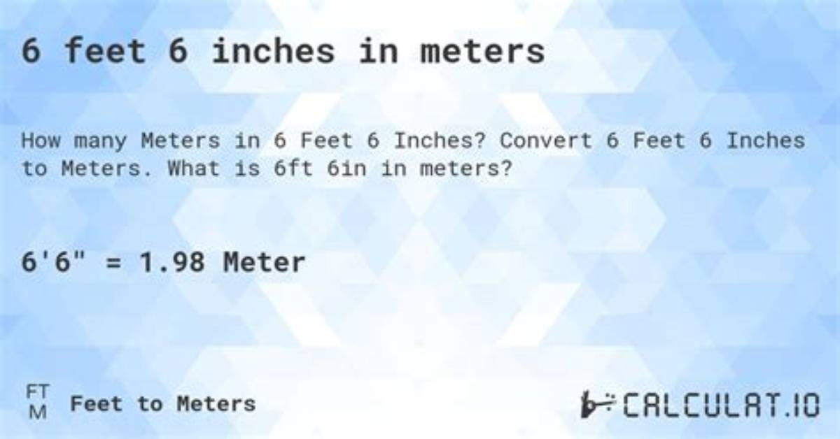 6.3 Feet to Meters (6.3 Ft to M)