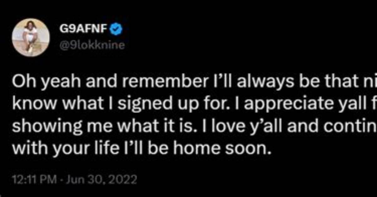 9Lokknine Fans Call for His Freedom as New Prison Photos Surface