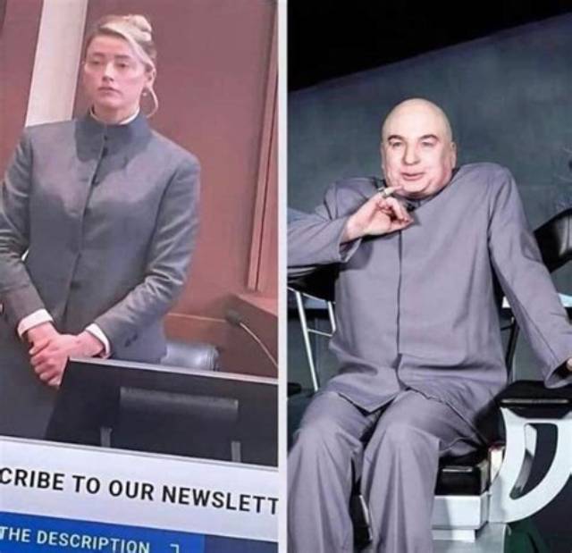 Amber Heard’s ‘Dr Evil Outfit’ Meme Material for Netizens, Roasted on Twitter So Badly