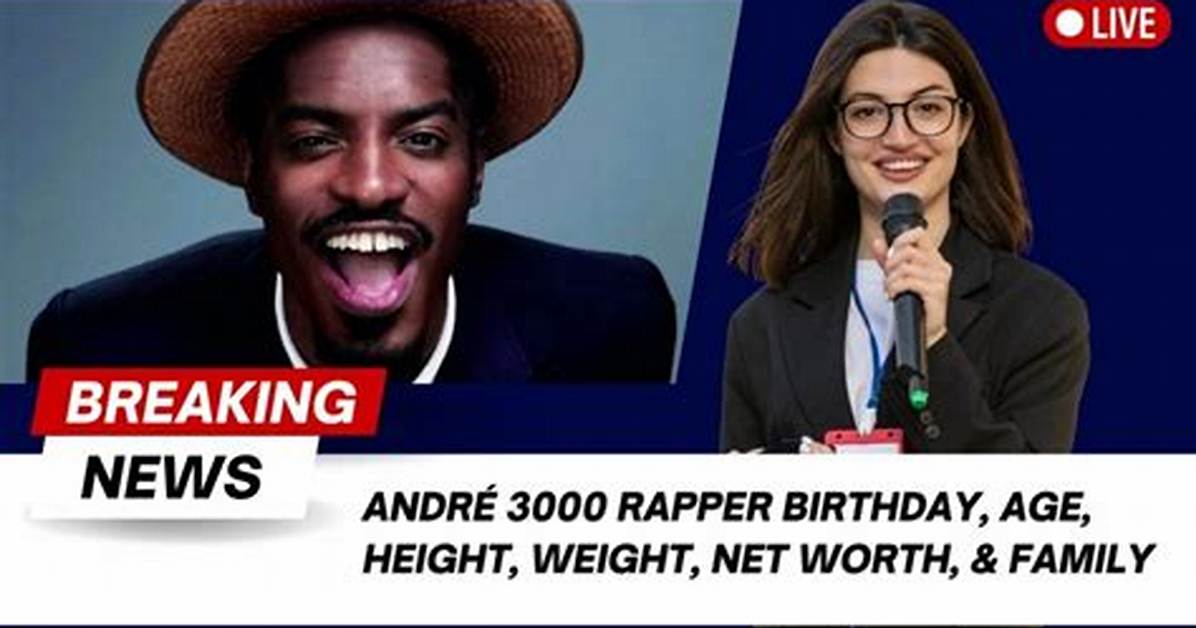 Andre Lauren Benjamin Height, Weight, Net Worth, Age, Birthday, Wikipedia, Who, Instagram, Biography