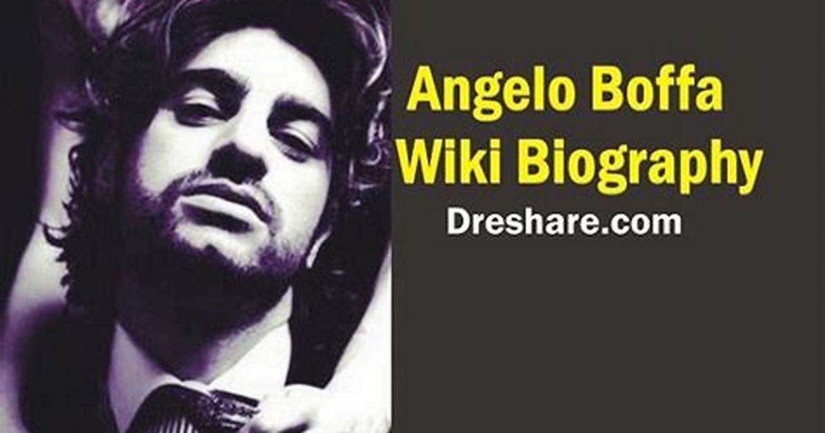 Angelo Boffa Height, Weight, Net Worth, Age, Birthday, Wikipedia, Who, Instagram, Biography