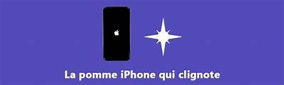 Apple Pomme Qui Clignote?