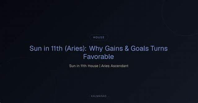 Aries Sun in the 11Th House — Truly Divine