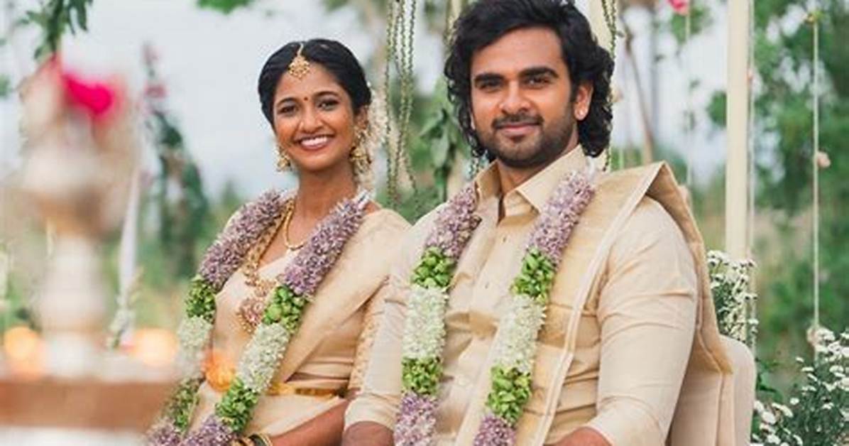 Ashok Selvan Calls Wife Keerthi 'Most Beautiful Woman' as He Shares Pics from Reception - Sarkariresult