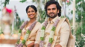 Ashok Selvan Calls Wife Keerthi 'Most Beautiful Woman' as He Shares Pics from Reception - Sarkariresult