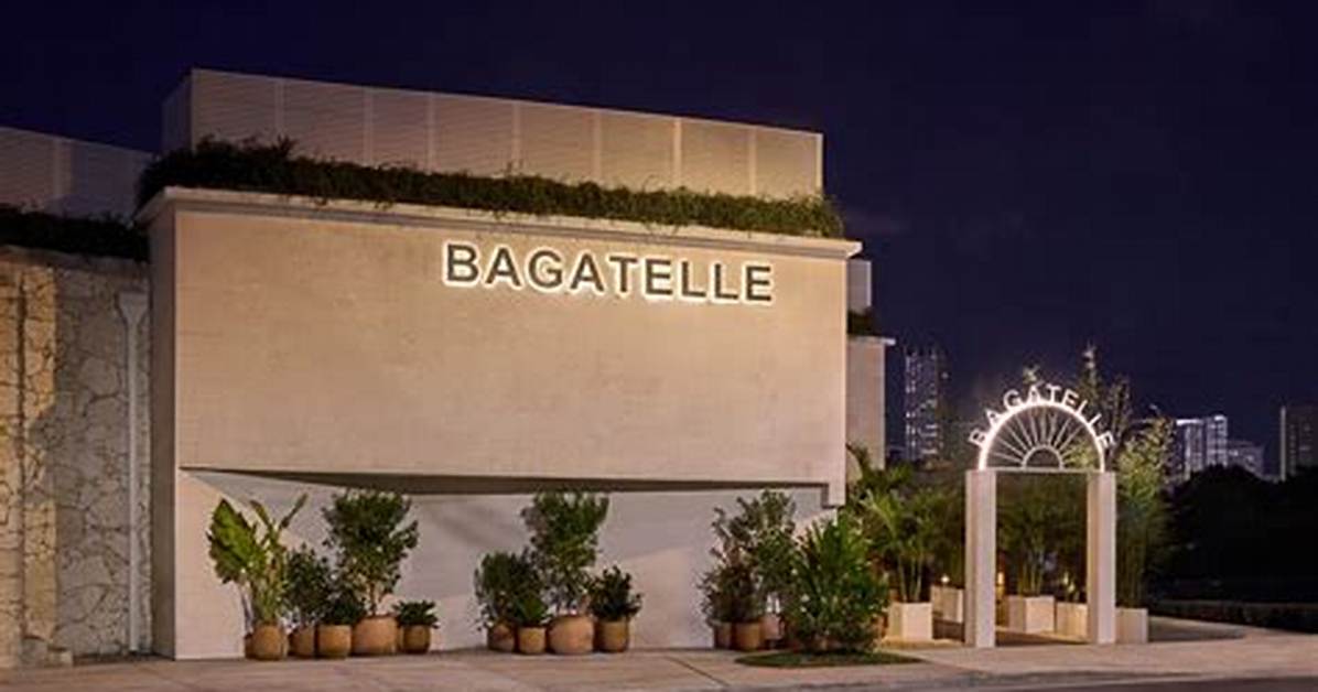 Bagatelle Miami Raises the Bar for Luxury Dining Experiences in South Beach