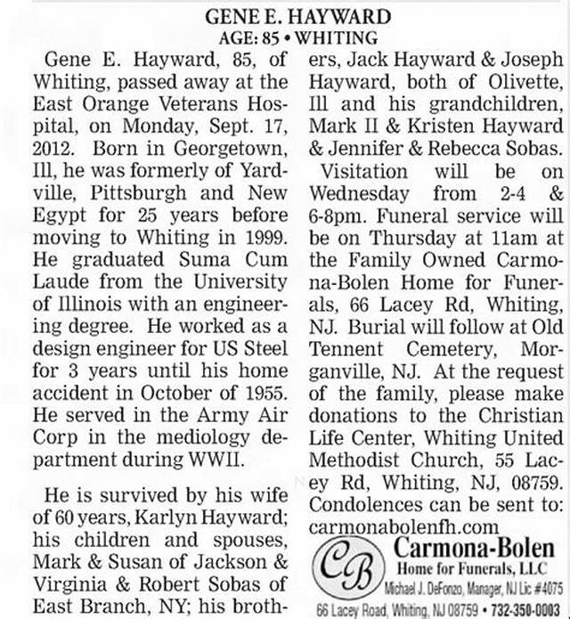 Bryan Hayward Death and Obituary: What Happened?