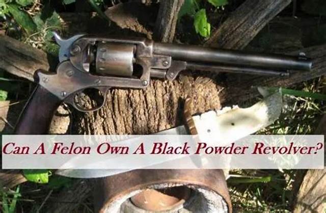 Can a Felon Own a Black Powder Gun?