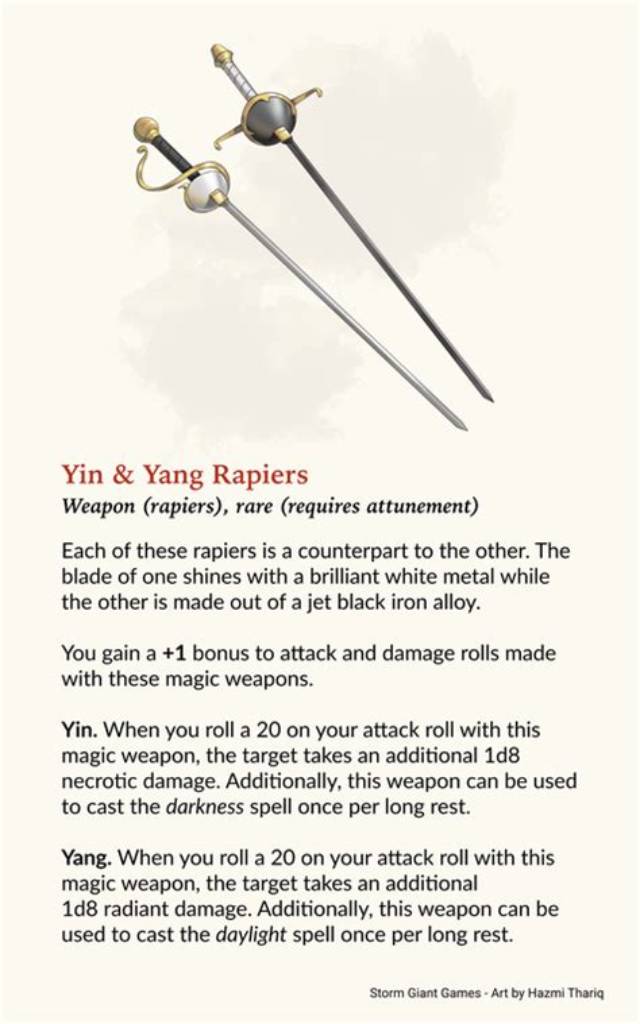 Can You Use Two Rapiers in D&D?