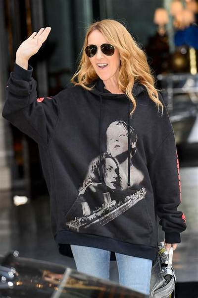 Celine Dion Wore Vetements' Titanic Hoodie and It Was Perfect
