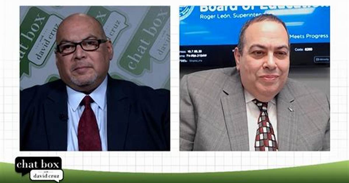 Chat Box with David Cruz | Newark Schools Supt. Roger León on His Contract Controversy | Season 2023