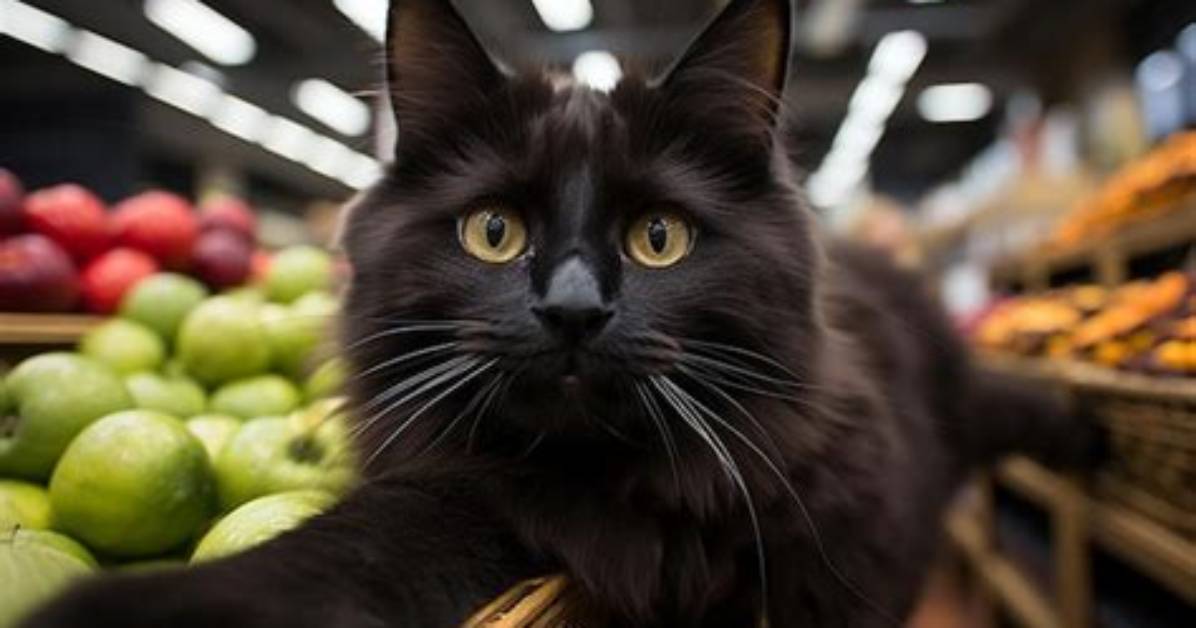 Chat Qui Mange Des Fruits?