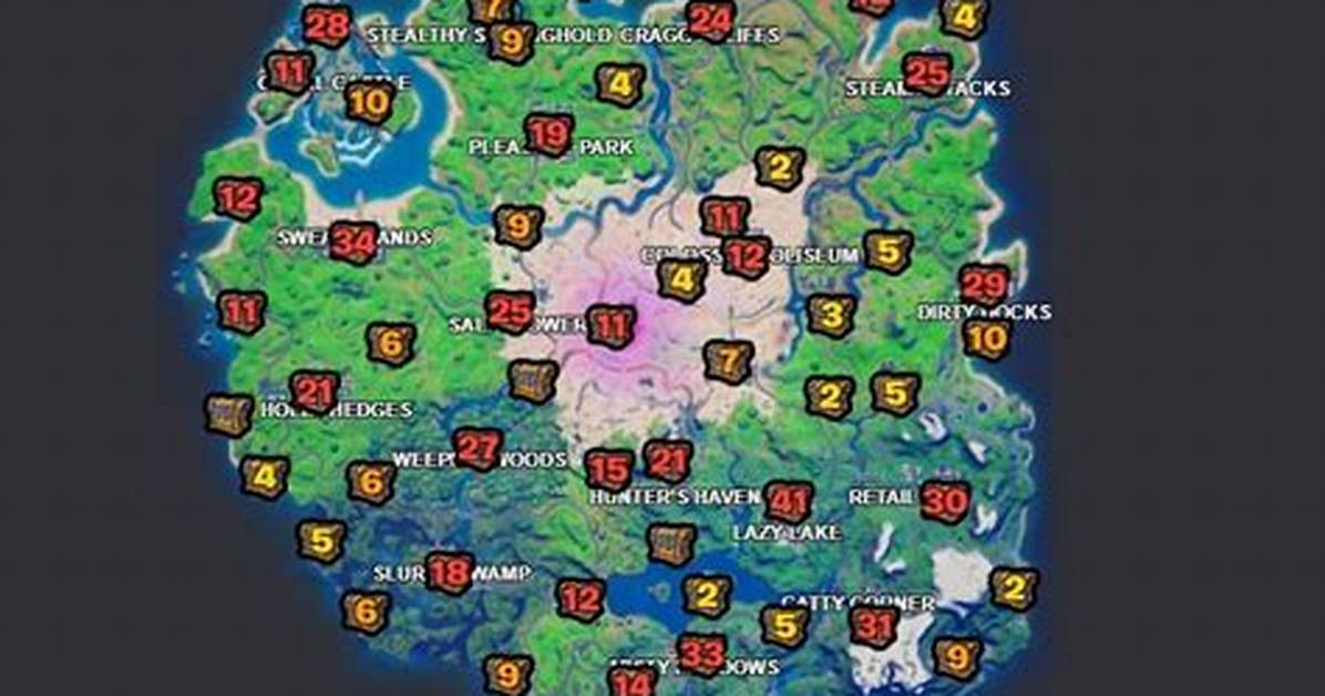 Chests, Weapon Spawns, Challenges and More