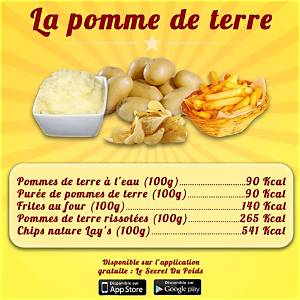 Combien De Calories Dans Pomme De Terre?