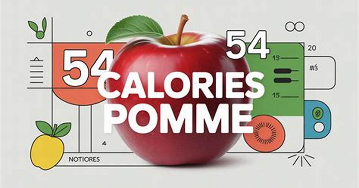 Combien De Kcal Pour Une Pomme?