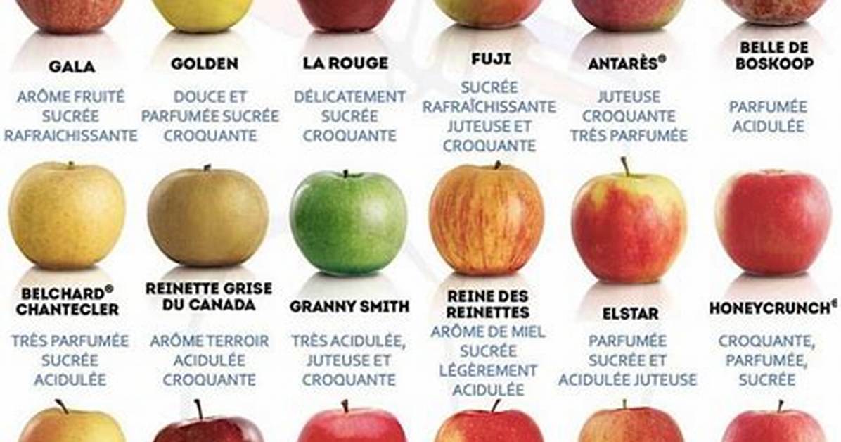 Combien De Sorte De Pomme?