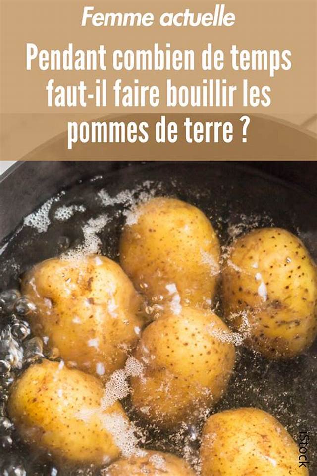 Combien De Temps Pour Bouillir Pomme De Terre?