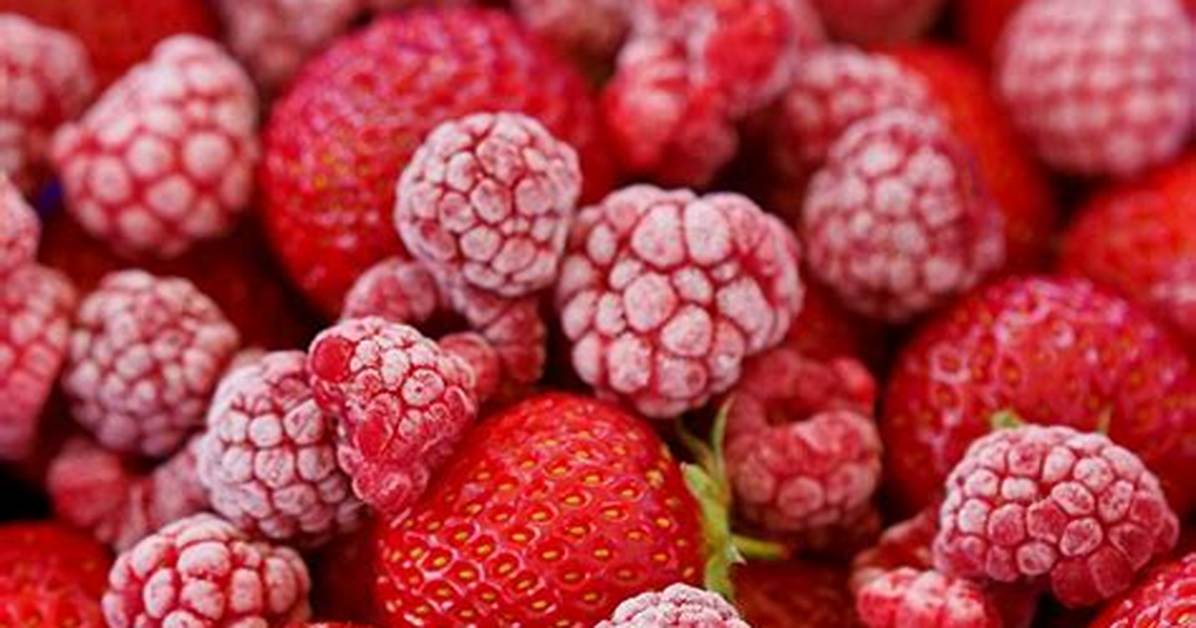 Comment Congeler Des Fruits Frais?