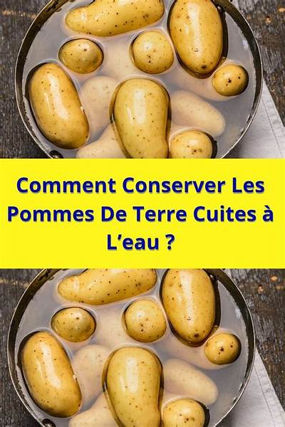 Comment Conserver Des Pomme De Terre Cuite?