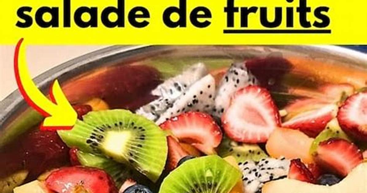 Comment Conserver Une Salade De Fruits?