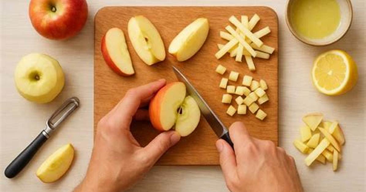 Comment Couper Une Pomme?