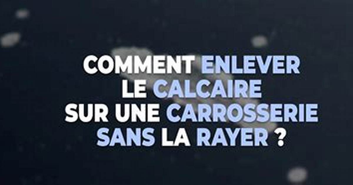 Comment Enlever Le Calcaire Sur Une Pomme De Douche?