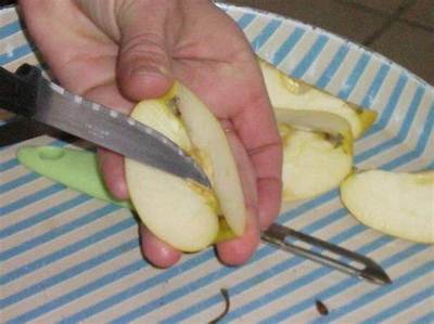 Comment Enlever Le Trognon D’une Pomme Sans Vide Pomme?