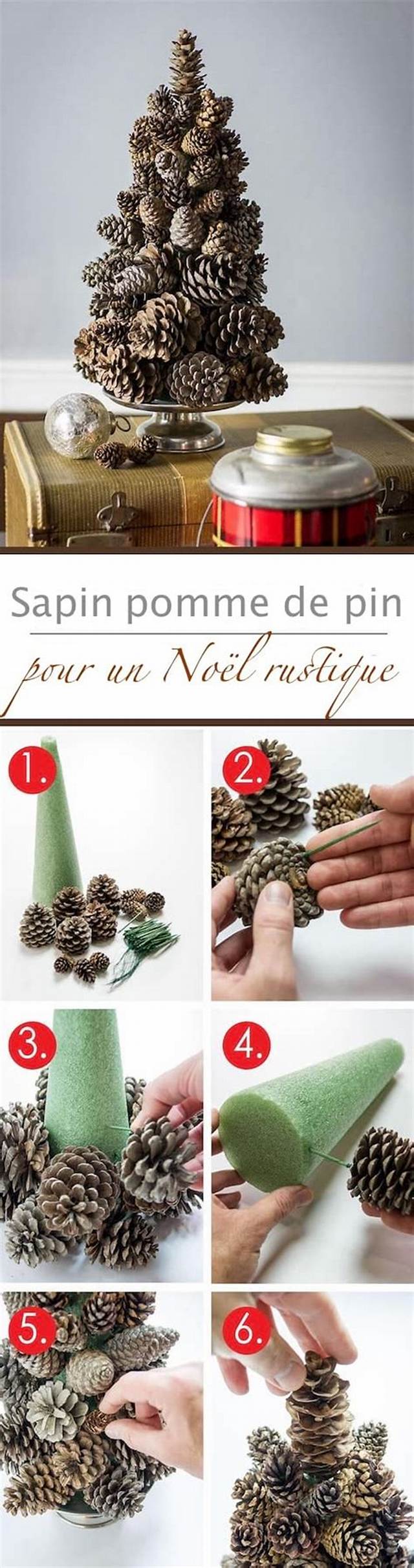 Comment Fabriquer Un Sapin En Pomme De Pin?