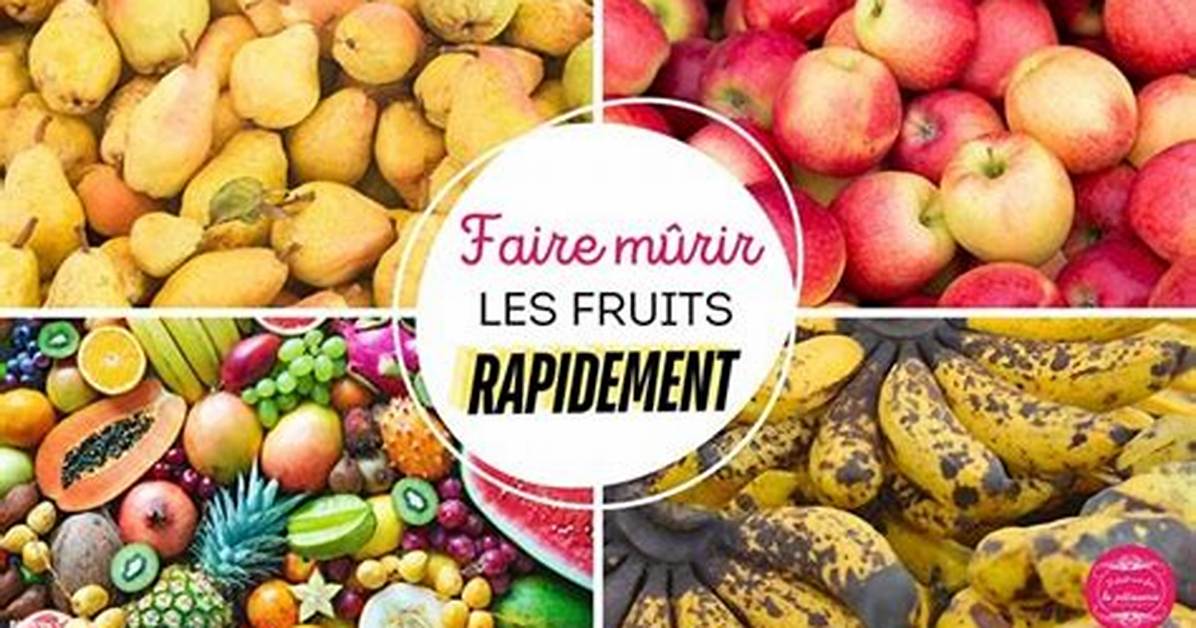 Comment Faire Murir Des Fruits De La Passion?