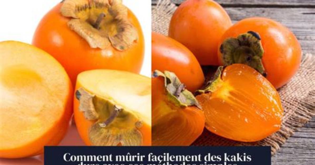 Comment Faire Murir Des Kaki Pomme?