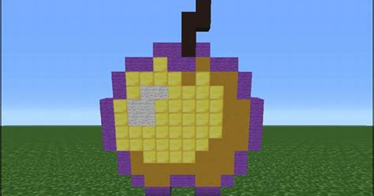 Comment Faire Une Pomme De Notch?