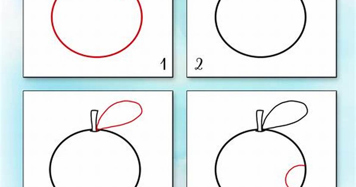 Comment Faire Une Pomme En Dessin?