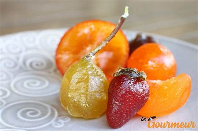 Comment Ramollir Des Fruits Confits?