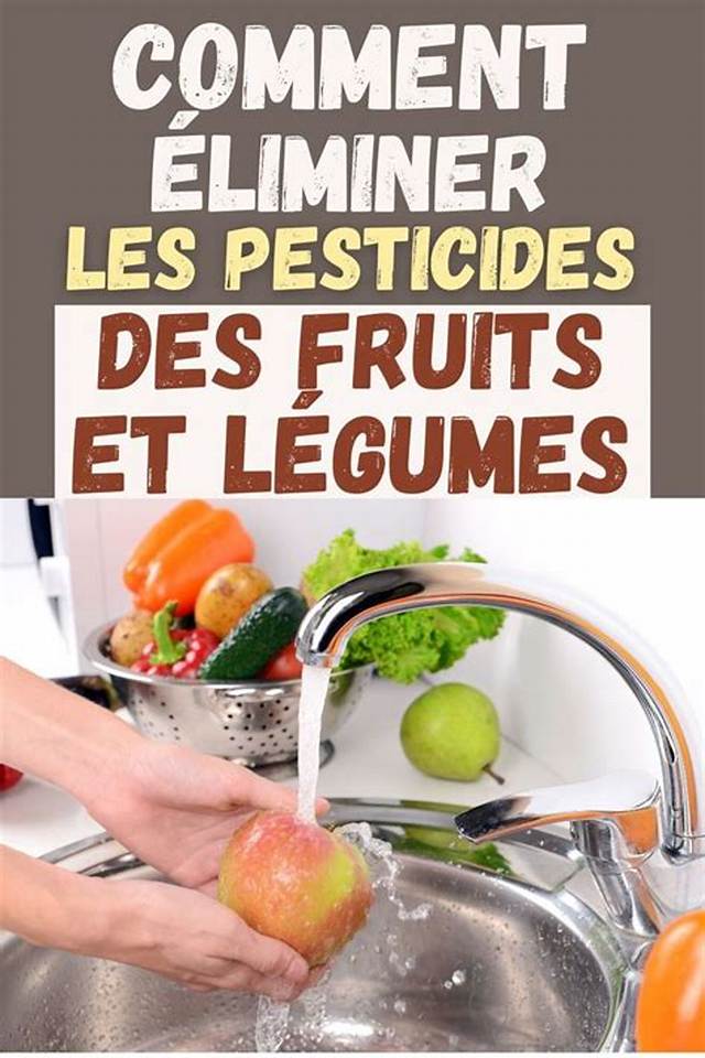 Comment Supprimer Les Pesticides Des Fruits?