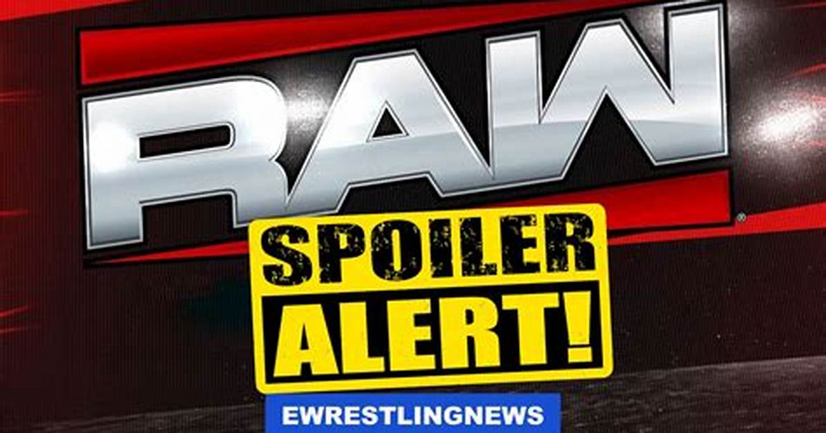 Confirmed Spoilers, Matches & Notes for Raw Tonight