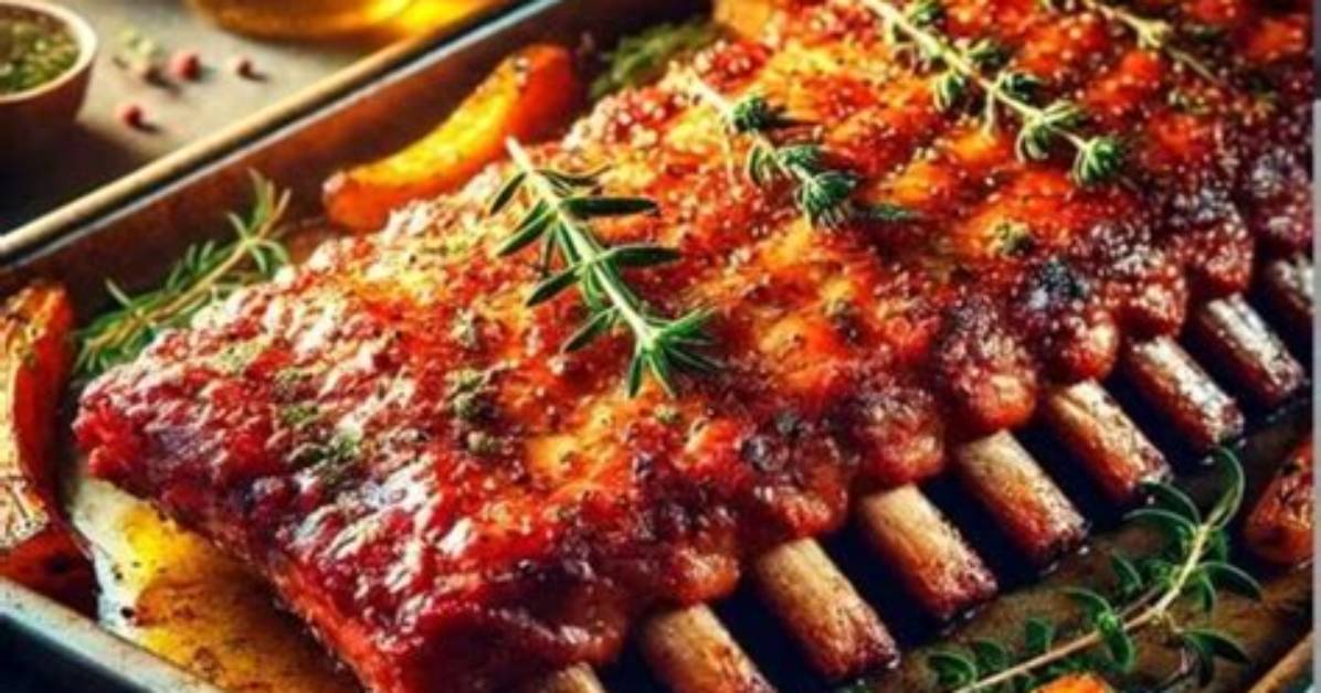 Costillas De Cerdo Al Horno